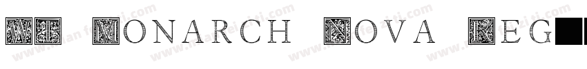 WT Monarch Nova Reg字体转换
